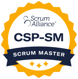 Certified Scrum Professional Scrum Master Badge